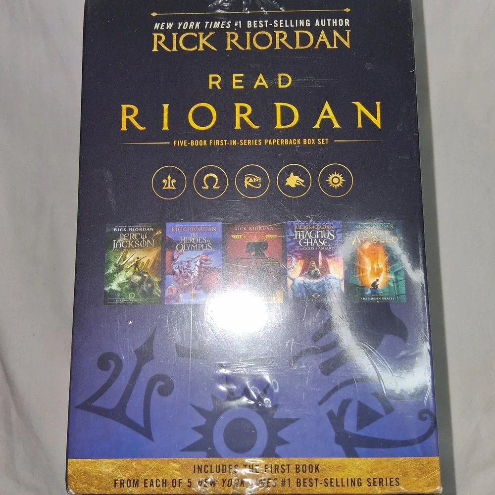 Rick Riordan Book Set The Lightning Thief Heroes of Olympus‎ Paperback